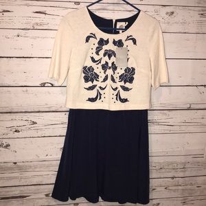 Anthropologie Lilka layered dress